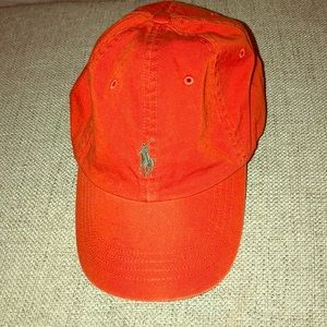 Men’s orange polo hat